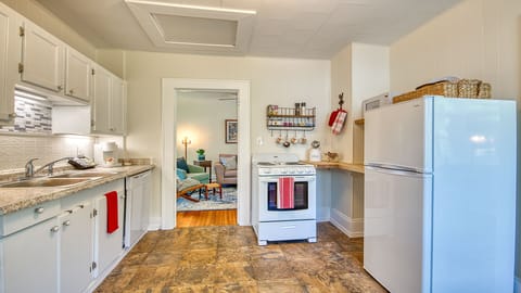 Kitchen with all the cookware, dishes, etc you'll need.