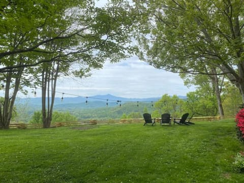 Gaze at the Blue Ridge Mountains from your private 4 acre retreat.