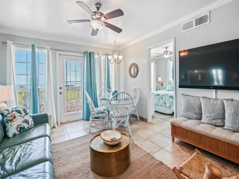 Condo, Multiple Beds, Balcony, Ocean View (8104 - No Pets Allowed) | Living area | 42-inch flat-screen TV with cable channels, TV