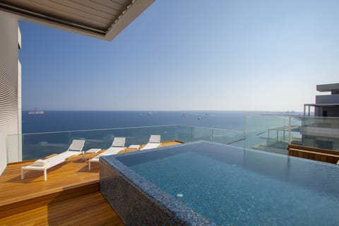 Luxury Penthouse, 4 Bedrooms, Private Pool, Sea View | Infinity pool | Indoor pool, outdoor pool, pool umbrellas, sun loungers