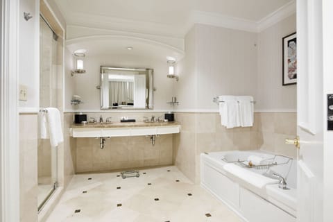 Presidential Suite, 1 Bedroom, Balcony | Bathroom | Separate tub and shower, deep soaking tub, designer toiletries