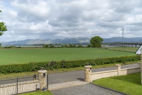 Views towards the Ochil Hills and Clackmannanshire Bridge