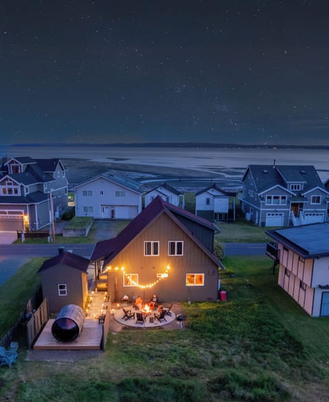 Steps away from private beach