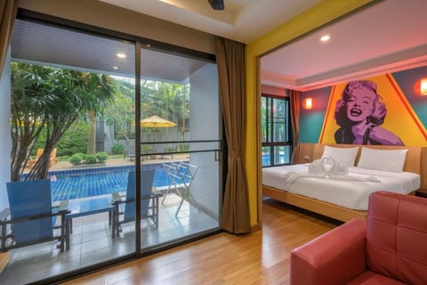 Room, 1 Bedroom, Pool Access (Double Bed or Twin Bed) | In-room safe, desk, blackout drapes, free WiFi