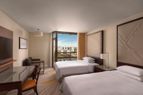 Executive Room, 2 Twin Beds, Non Smoking | Premium bedding, minibar, in-room safe, desk