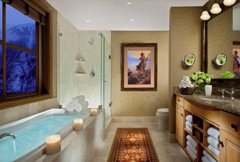 Suite, 2 Bedrooms | Bathroom | Designer toiletries, hair dryer, bathrobes, slippers