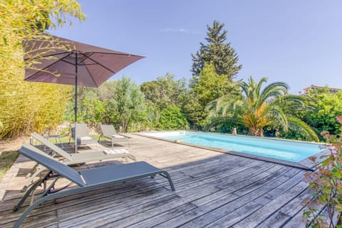 terrace, garden and swimming pool