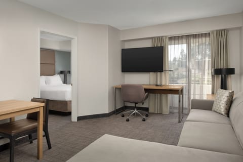 Suite, 1 Bedroom | In-room safe, desk, laptop workspace, iron/ironing board