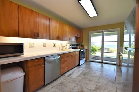 Galley style kitchen