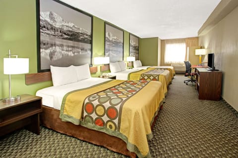 Room, Multiple Beds, Non Smoking | Desk, blackout drapes, iron/ironing board, rollaway beds