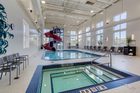 Indoor pool, open 8:00 AM to 11:00 PM, sun loungers