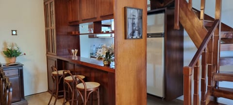 Traditional Apartment | Private kitchen | Fridge, highchair, dining tables