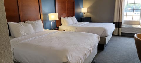 Standard Room, 2 Queen Beds | In-room safe, blackout drapes, iron/ironing board, free WiFi