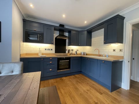 A beautiful modern kitchen area