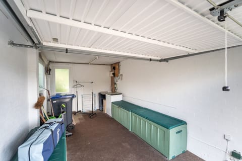 The freezer is located in the garage which is also a useful area for drying wet clothes - and sorting out walking boots!