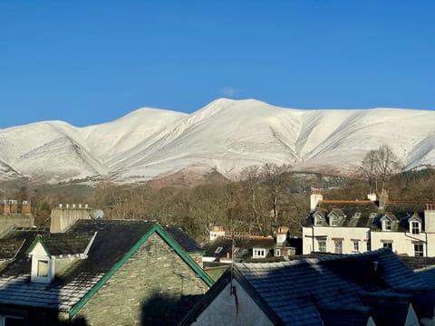 The townhouse offers views over beautiful Skiddaw