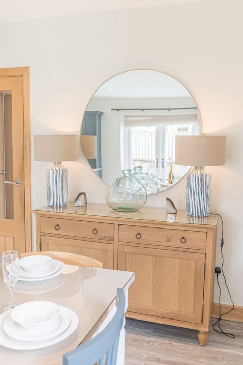 Elegant interior decoration at Cherry Garth, designed by local interior designer Joanna Cox