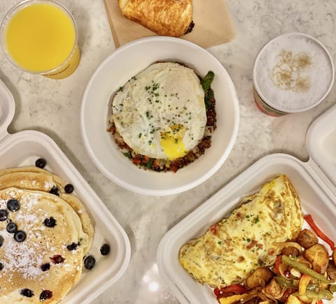 Daily cooked-to-order breakfast for a fee