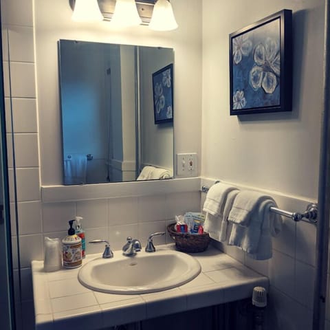 Comfort Apartment, 2 Bedrooms | Bathroom | Shower, hair dryer, towels