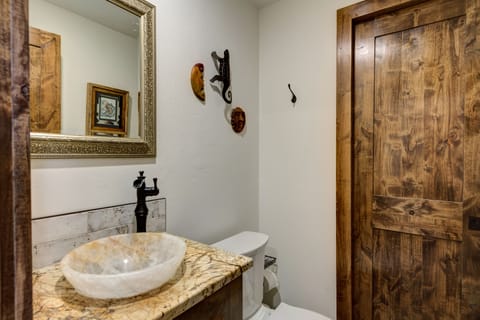 1/2 bathroom on main floor 