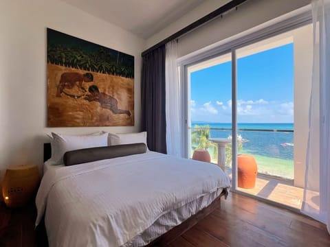 Premier Triple Room, Balcony, Ocean View | Premium bedding, down comforters, pillowtop beds, in-room safe