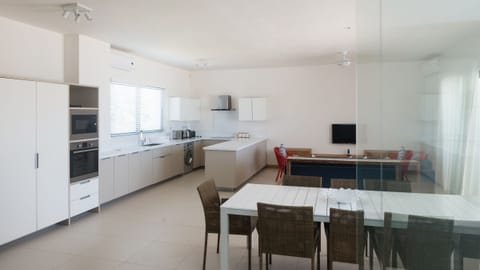 Penthouse, 2 Bedrooms, Sea View | Private kitchen | Full-size fridge, microwave, stovetop, dishwasher