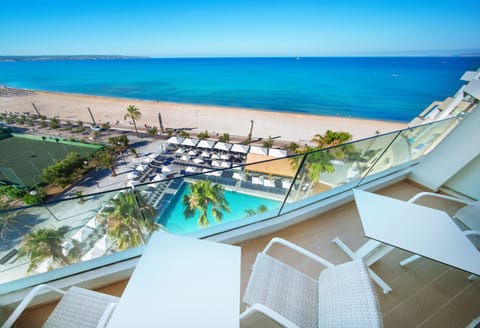 Deluxe Penthouse, 2 Bedrooms, Private Pool, Sea View | View from room