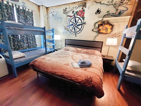 Captains Quarters - Upstairs | Memory foam beds, in-room safe, individually decorated