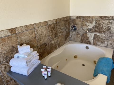 Panoramic House | Bathroom | Combined shower/tub, free toiletries, hair dryer, towels