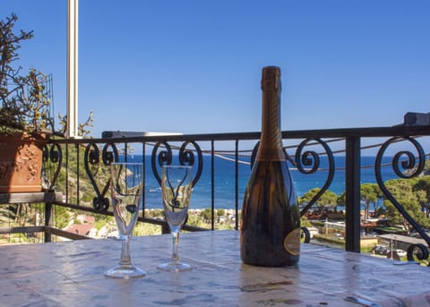 Seaview from balcony-Il Nido-Elba Island