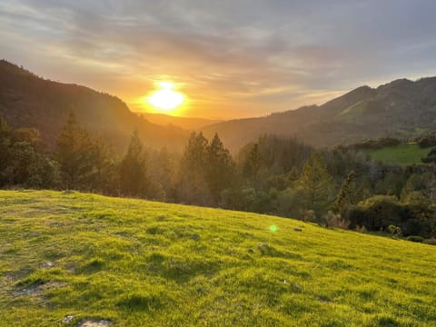Sunset in nearby Sugarloaf State Park (5 min drive from house)