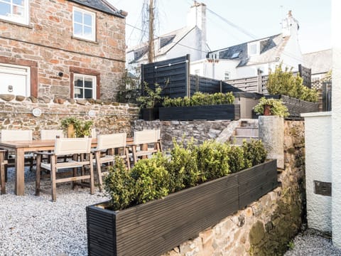 Outdoor eating area | Auchengool House, Kirkcudbright