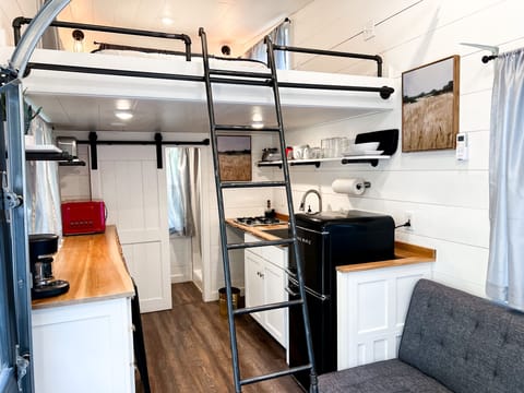 Tiny Home #2 on the Creek | Living area