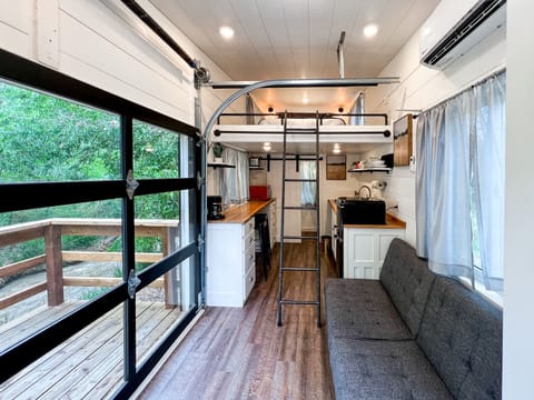 Tiny Home #2 on the Creek | Living area