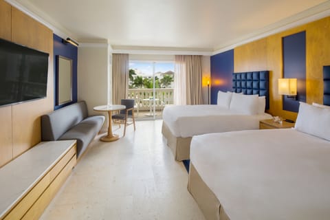 Ocean View Double | Premium bedding, down comforters, pillowtop beds, minibar