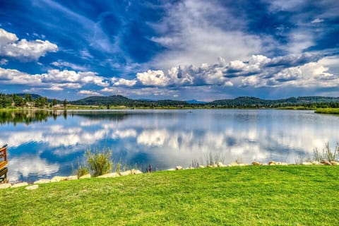 Beautiful Lake and Mountain View