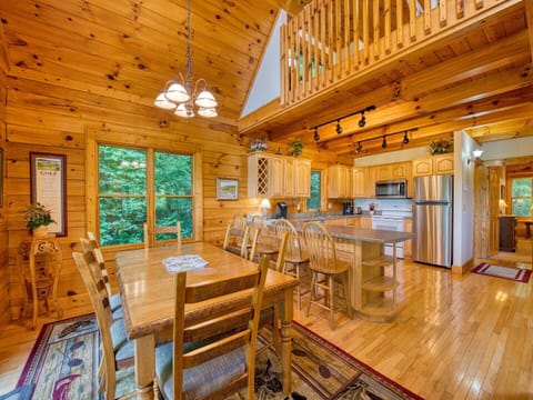 Dining Area into Kitchen