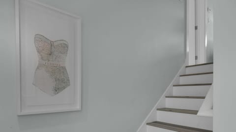 Resting Beach Face 2nd Floor Landing and Stairs to 3rd