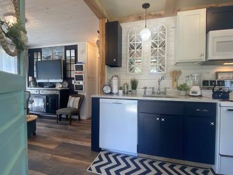 Info Board for area attractions, menus, first aid cards & Huron Event Schedule