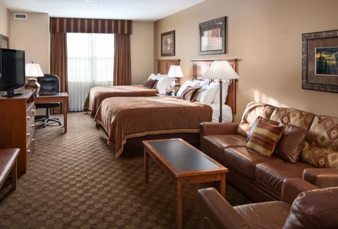 Deluxe Room, 2 Queen Beds | In-room safe, individually furnished, desk, blackout drapes