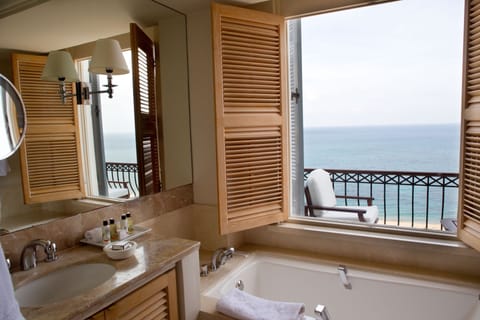 Suite (Adonis/Aphrodite) | Bathroom | Separate tub and shower, deep soaking tub, designer toiletries