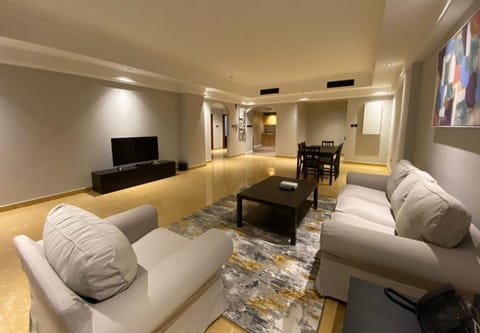 Premium Apartment | Living area | LED TV