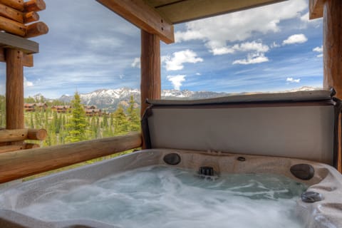 Soak in the hot tub | Exterior
