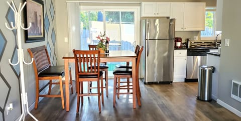You'll enjoy family meals in this cozy dining room