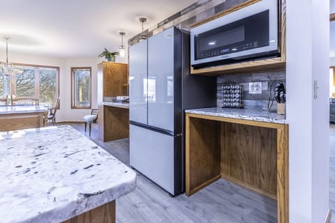 Brand new counters, flooring, paint and appliances! 