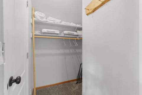 Walk Through Closet at top of spiral Staircase