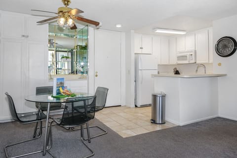 Dining and kitchen areas