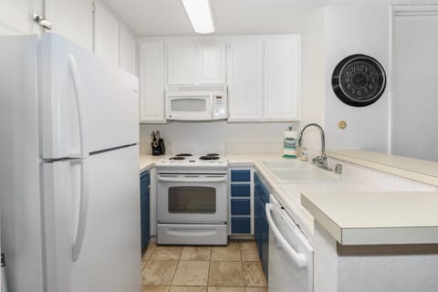 Fully stocked kitchen