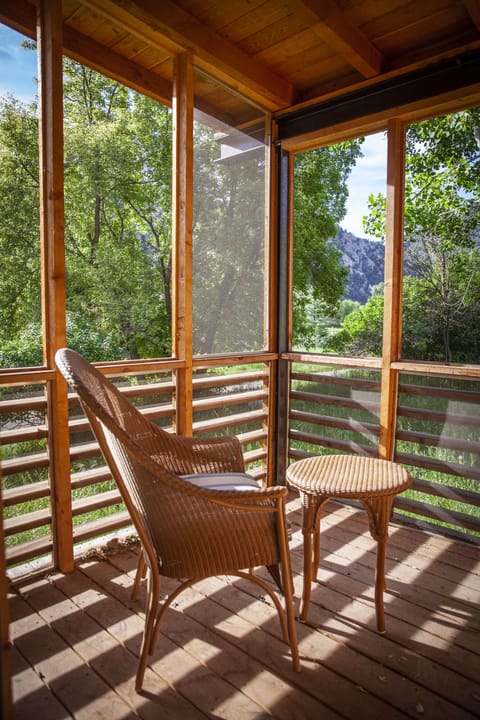 The master bedroom porch.