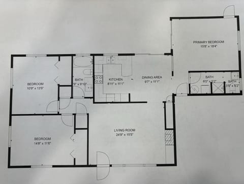 Floor plan of the home